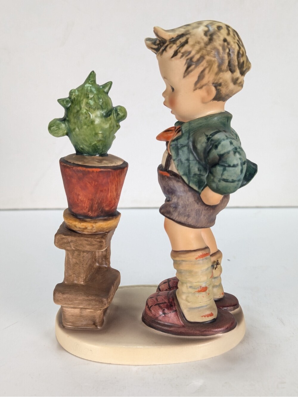 Vintage Goebel Hummel #314 Confidentially Boy Sculpted Head TMK5 W Germany